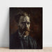 Reproduktion des Gemäldes Selbstporträt mit Pfeife - Vincent van Gogh