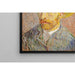 Reproduktion des Gemäldes Selbstporträt mit Strohhut - Vincent van Gogh