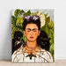 Reproduktion des Gemäldes Selbstbildnis mit Dornenkranz - Frida Kahlo