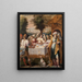 Abraham und die drei Engel - Avanzino Nucci — gerahmtes Bild an der Wand