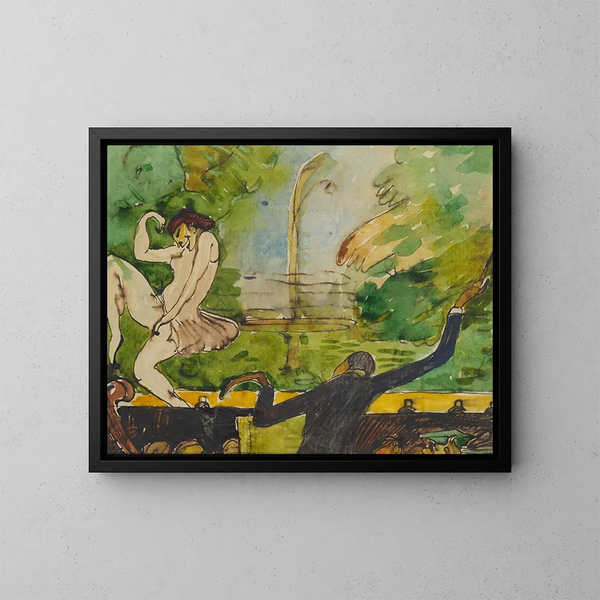 Variété - Axel Törneman — gerahmtes Bild an der Wand