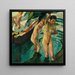 Badegäste - Leo Putz — gerahmtes Bild an der Wand