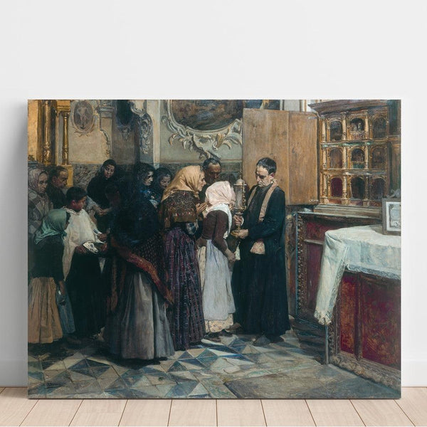 Reproduktion des Gemäldes Baiser de la relique - Joaquín Sorolla
