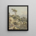 Am Ufer der Birse bei Pierrepertuis - Balthasar Anton Dunker — gerahmtes Bild an der Wand