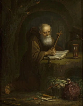 Balthasar Beschey - Hermit praying.webp