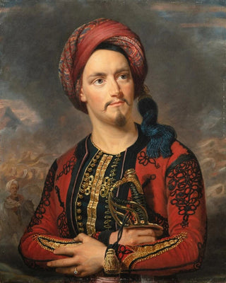Balthasar Charles Larpenteur - Portrait of a soldier dressed as an Ottoma.webp