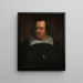 Portrait von Jean-Jacques Chifflet - Balthasar van Meurs — gerahmtes Bild an der Wand