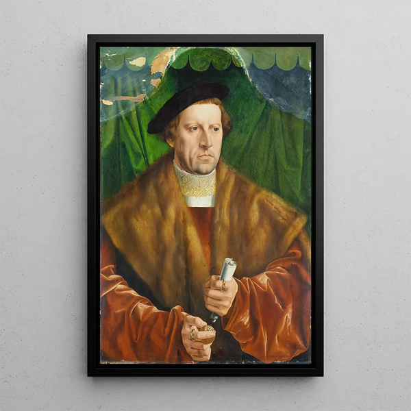 Portrait de Peter Heyman - Barthel Bruyn l'Ancien — gerahmtes Bild an der Wand