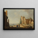 Christ im Weg nach Emmaus Luc 24:28-29 - Bartholomeus Breenbergh — gerahmtes Bild an der Wand
