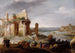 Moses und Aaron, die die Flüsse Ägyptens in Blut verwandeln - Bartholomeus Breenbergh — Ansicht des Kunstwerks