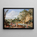 Die Entdeckung Moses' - Bartholomeus Breenbergh — gerahmtes Bild an der Wand