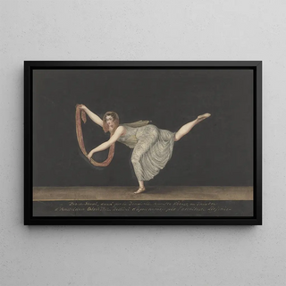 Bartholomeus Ziesenis - Danseres Annette Kbler de pasdeshawl uitvoerende.webp