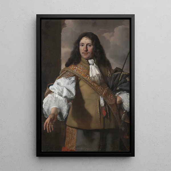 Emanuel De Geer 1624-1692 - Bartholomeus van der Helst — gerahmtes Bild an der Wand
