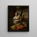 Der Musiker - Bartholomeus van der Helst — gerahmtes Bild an der Wand