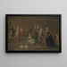 Uvedale Tomkyns Price 1685-1764 und Familienmitglieder, möglicherweise - Bartholomew Dandridge — gerahmtes Bild an der Wand