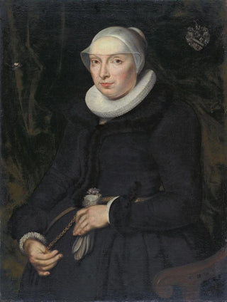 Bartholomus Sarburgh - Portrait of Chrischona Jeckelmann Wife of Thomas Platter II.webp