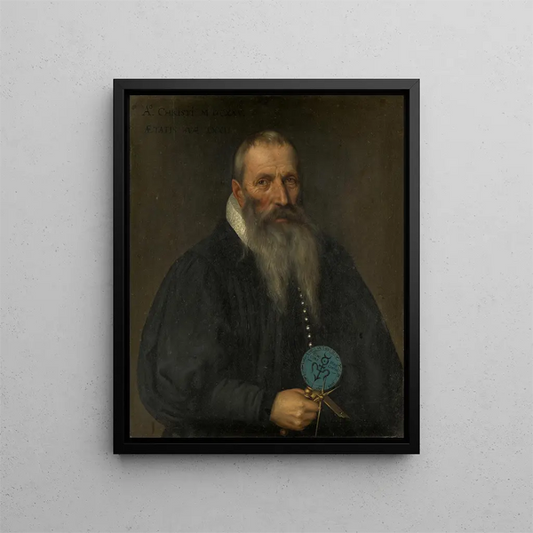Portrait de Peter Ryff de Bâle - Bartholomäus Sarburgh — gerahmtes Bild an der Wand