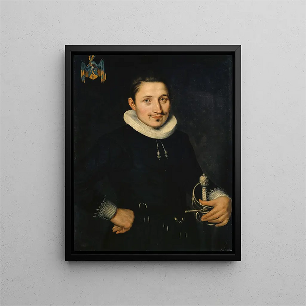 Portrait von Remigius Faesch - Bartholomäus Sarburgh — gerahmtes Bild an der Wand