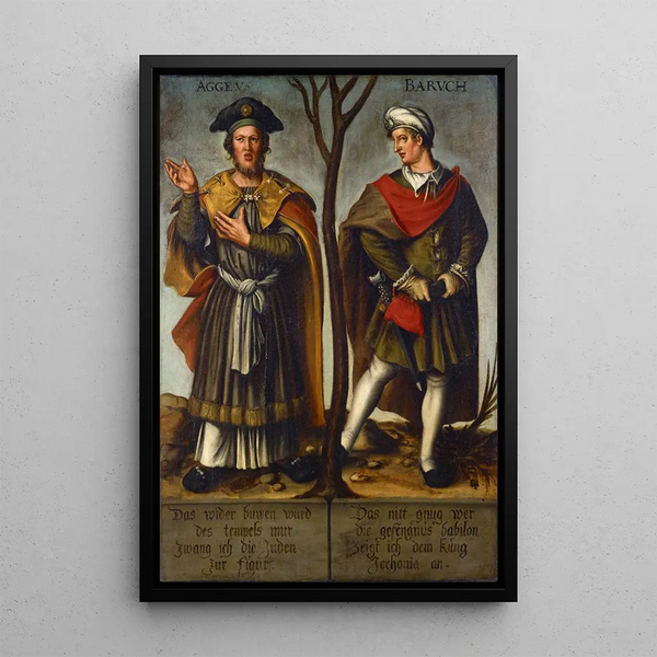 Die Propheten Haggai und Baruch - Bartholomäus Sarburgh — gerahmtes Bild an der Wand