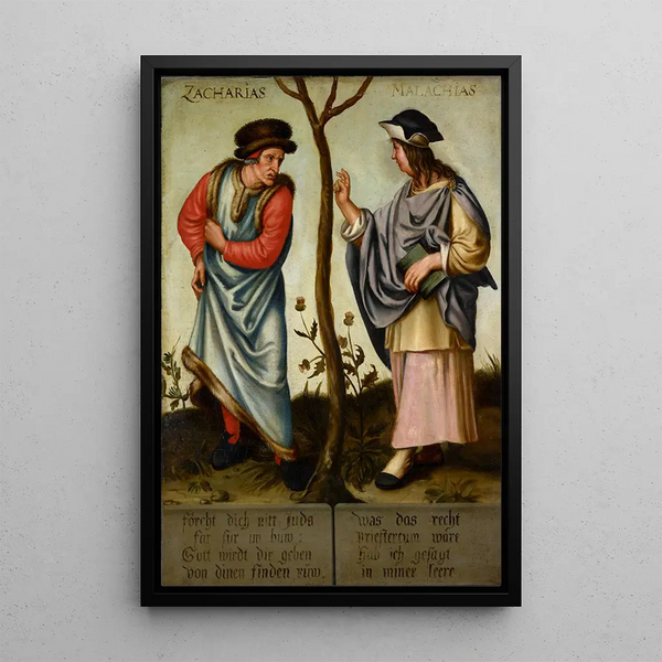 Die Propheten Zacharias und Malachias - Bartholomäus Sarburgh — gerahmtes Bild an der Wand