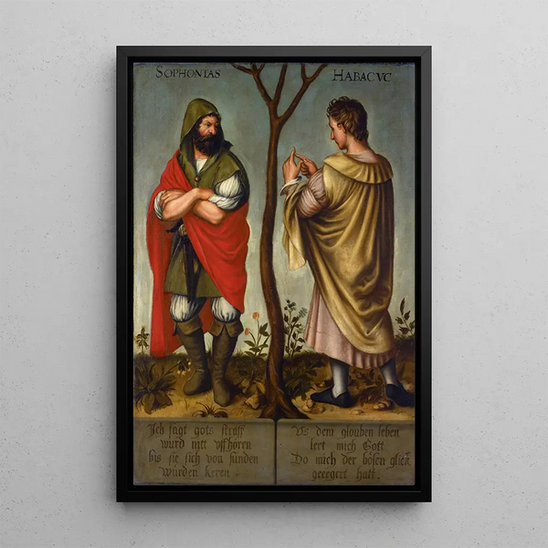 Die Propheten Sacharja und Habakuk - Bartholomäus Sarburgh — gerahmtes Bild an der Wand