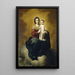Madone mit Kind - Bartolomé Esteban Murillo — gerahmtes Bild an der Wand