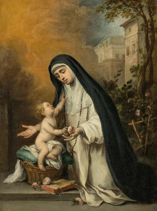 Bartolom Estebn Murillo - Santa Rosa of Lima.webp