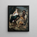Die Flucht nach Ägypten - Bartolomé Esteban Murillo — gerahmtes Bild an der Wand