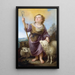 Reproduktion des Gemäldes Der gute Hirte - Bartolomé Esteban Murillo