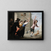 Der verlorene Sohn vertrieben - Bartolomé Esteban Murillo — gerahmtes Bild an der Wand