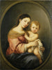 Die Jungfrau mit Kind - Bartolomé Esteban Murillo — Ansicht des Kunstwerks