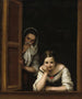 Zwei Frauen an einem Fenster - Bartolomé Esteban Murillo — Ansicht des Kunstwerks