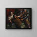 Samson und Dalila - Bartolomeo Biscaino — gerahmtes Bild an der Wand