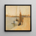 Fischerkahn - Frank Edwin Scott — gerahmtes Bild an der Wand