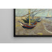Reproduktion des Gemäldes Fischerboote am Strand der Saintes-Maries-de-la-Mer - Vincent van Gogh