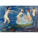 Reproduktion des Gemäldes Badende Mädchen - Edvard Munch