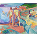 Reproduktion des Gemäldes Badende Männer - Edvard Munch