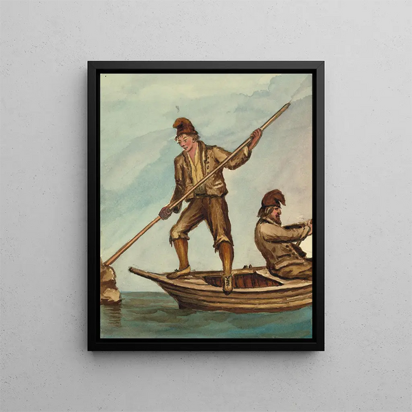 Insulaires des îles Féroé - Bayard Taylor — gerahmtes Bild an der Wand