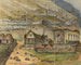 Ruinen der Kirk G Gasthaus, Färöer-Inseln - Bayard Taylor — Ansicht des Kunstwerks