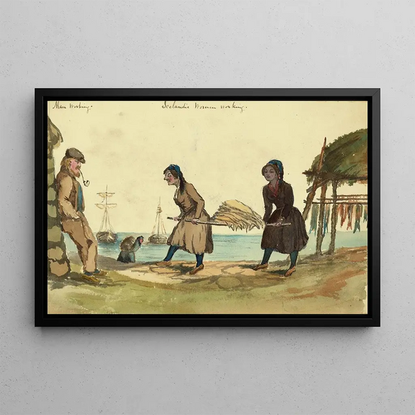 Bayard Taylor - Man working Icelandic women working.webp