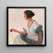 Schönheit - Eduard Veith — gerahmtes Bild an der Wand