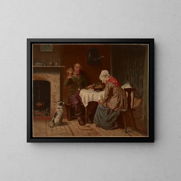 Bitte um Segen - Bencke Scott — gerahmtes Bild an der Wand