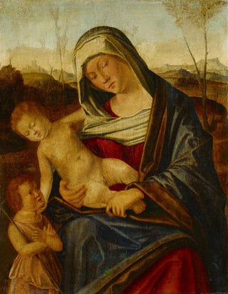 Benedetto Diana - The Virgin with Child and the Infant Saint John the Baptist.webp