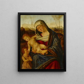 Benedetto Diana - The Virgin with Child and the Infant Saint John the Baptist.webp