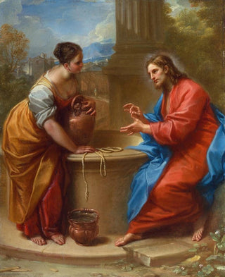 Benedetto Luti - Christ and the Woman of Samaria.webp