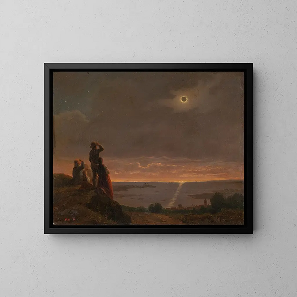 Sonnenfinsternis - Bengt Nordenberg — gerahmtes Bild an der Wand