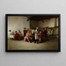La Salle de Club - Benjamin Eugène Fichel — gerahmtes Bild an der Wand