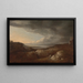 Ansicht des Flusses Severn bei Kings Weston, Sitz von Lord de Clifford - Benjamin Barker — gerahmtes Bild an der Wand