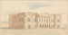 York House London Ansicht der Westfassade in Perspektive - Benjamin Dean Wyatt — Ansicht des Kunstwerks