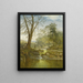 Ein sonniger Bach in Beardon, Dartmoor - Benjamin Williams Leader — gerahmtes Bild an der Wand